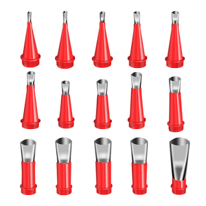 保联不锈钢胶嘴结构胶枪嘴玻璃胶嘴打胶神器密封胶底座厨房卫生间