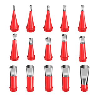 保联不锈钢胶嘴结构胶枪嘴玻璃胶嘴打胶神器密封胶底座厨房卫生间