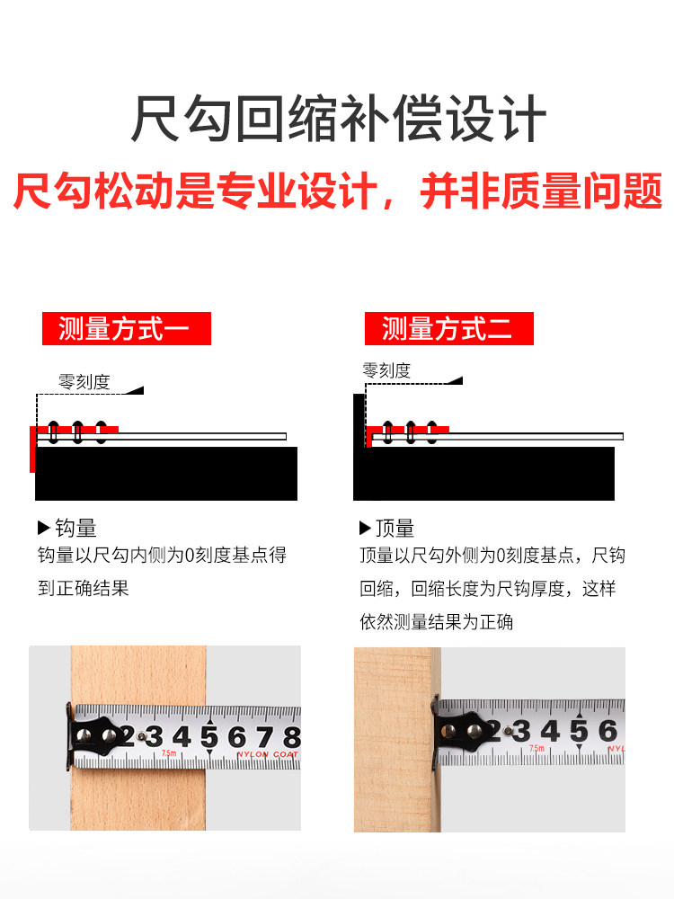 LUBAN 통치자 풍수 강철 줄자 5 미터 10 미터 7.5 고정밀 측정 목공 원형 눈금자 미터 눈금자 상자 눈금자