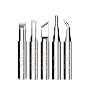 保联烙铁头恒温电洛铁头内热式936铬铁头尖嘴弯嘴刀头烙铁头1支装