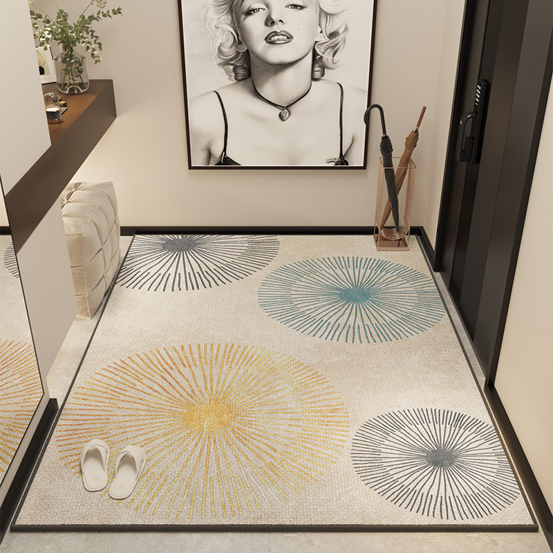 地垫入户门垫高端轻奢脚垫大门口玄关地毯防滑除尘可定制可裁剪