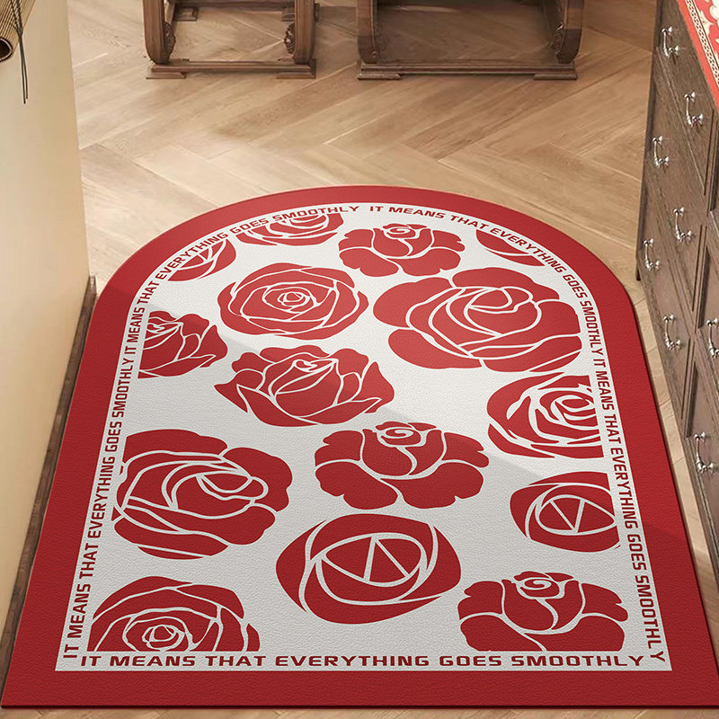 入户门皮革地垫进门家用脚垫玄关大门口门垫防滑pvc红色地毯喜庆,居家布艺,入户地垫,淘宝优惠券,粉丝福利购,淘宝优惠卷