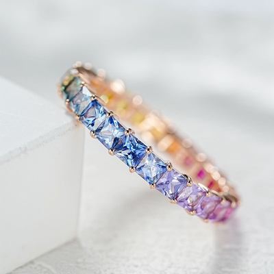 天然蓝宝石戒指宝创集