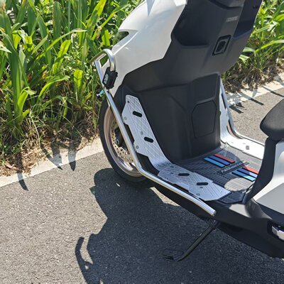NS150ES改装不锈钢保险杠