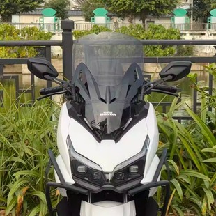 适配本田NWT150改装佛沙前脸风挡 加高挡风 前移后视镜 挡风挡雨