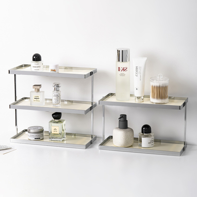 三层桌面化妆护肤香水收纳架