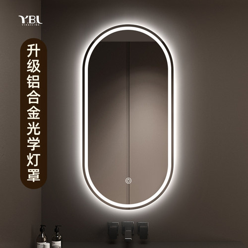 智能浴室镜卫生间防雾椭圆异形镜