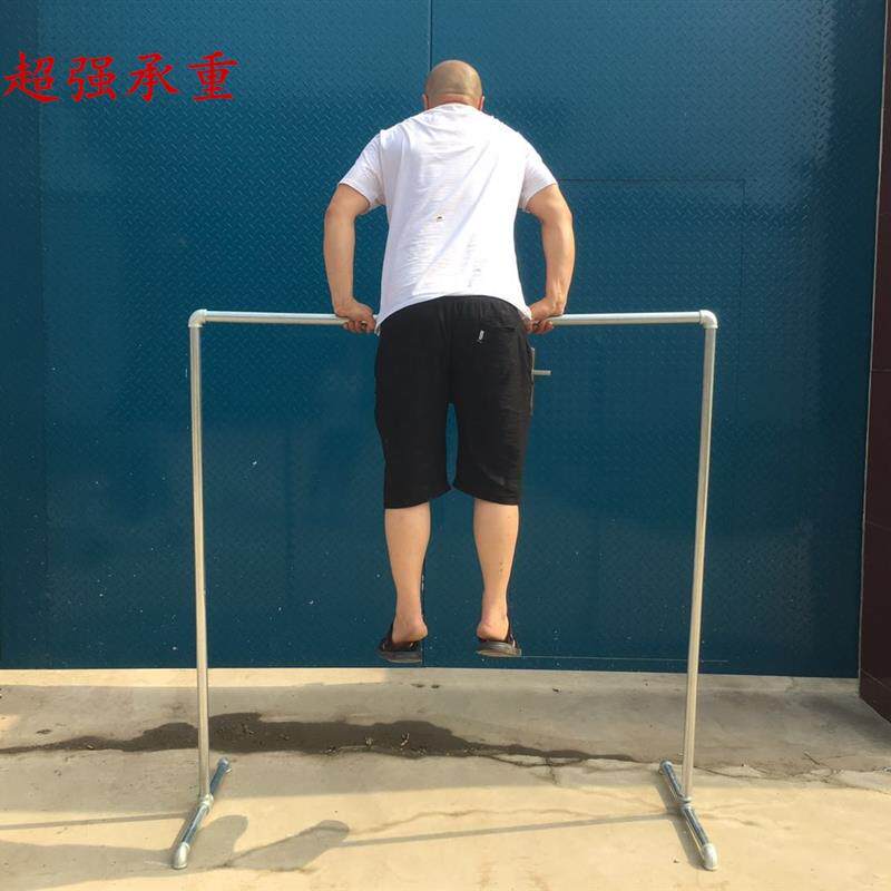 速发落地镀锌水管简易晾衣架钢管晾衣架阳台单杠架夜市服装店摆摊