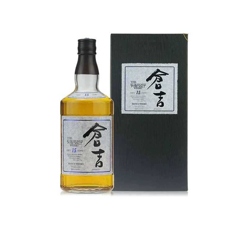仓吉15年KURAYOSHI纯麦单一麦芽威士忌日本原装正品国行包邮700ml