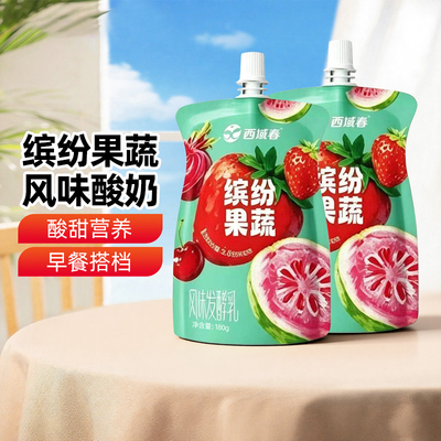 新疆特产西域春果蔬酸奶6袋