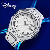 迪士尼手表男款 学生初中青少年考试专用创意简约线条初高中石英表