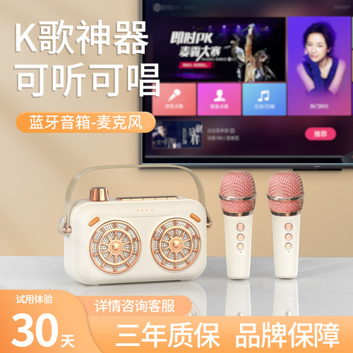 音响一体麦克风家用话筒全民k歌