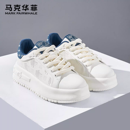设计款简约休闲板鞋马克华菲