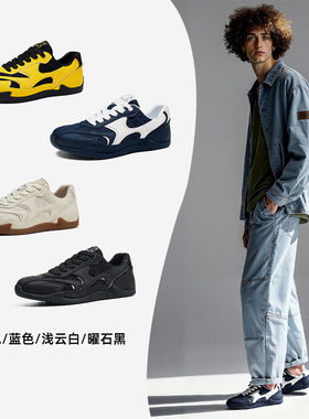 马克华菲男鞋2026春季新款闪电德训鞋网面透气休闲鞋情侣百搭板鞋