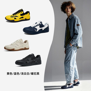 马克华菲男鞋2026春季新款闪电德训鞋网面透气休闲鞋情侣百搭板鞋