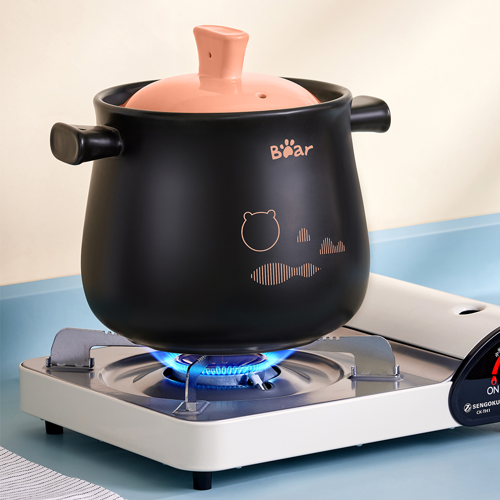 小熊砂锅炖锅陶瓷耐高温