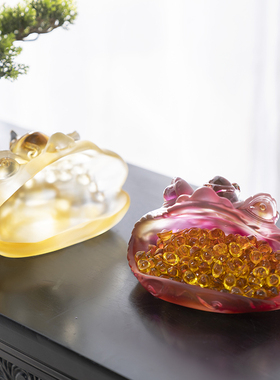 柏梵高档琉璃创意收纳罐