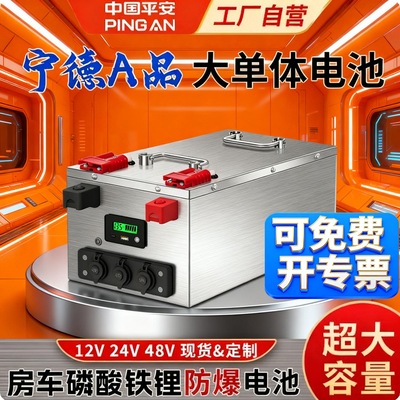 宁德时代房车磷酸铁锂电池12v24v48伏大容量摆摊移动电源大单原装