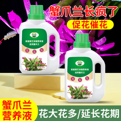 蟹爪兰专用营养液专用肥料促开花绿叶花卉绿植物通用型浓缩液体肥