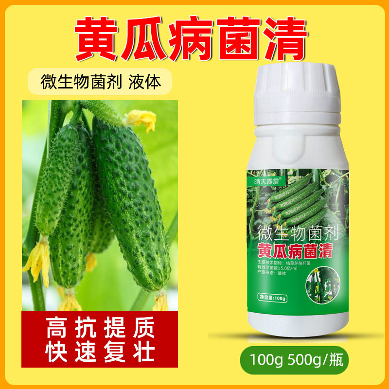 黄瓜病菌清微生物杀菌剂卫士蔬菜专用药毒霜霉叶面水溶肥料