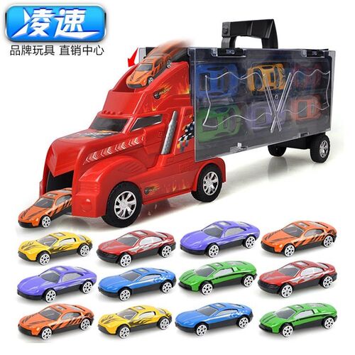 Model container truck car toy car 12 alloy car boy