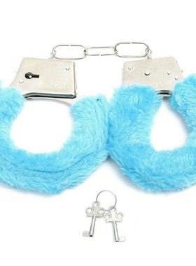 Stainless Metal Plush Wrist Ankle Bandage Restraint Handcuff