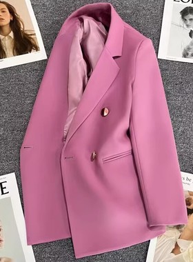 时尚西装外套女2024spring women fashion blazers jackets coats