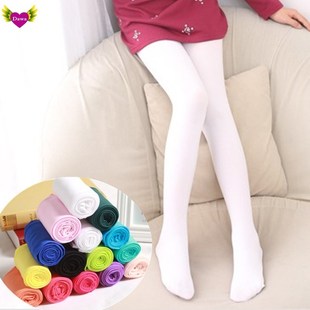 Girls Spring Candy Color Kids Pantyhose Ballet Dance Tights