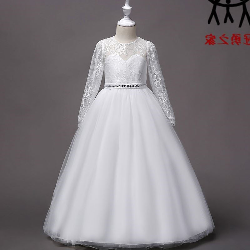 Kids Girls Wedding Dress Princess Party Pageant Formal Dress