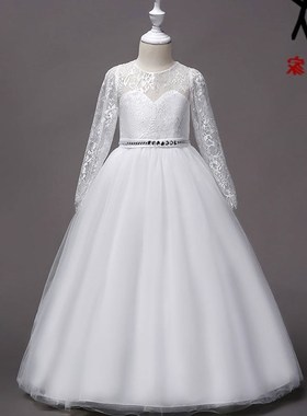 Kids Girls Wedding Dress Princess Party Pageant Formal Dress