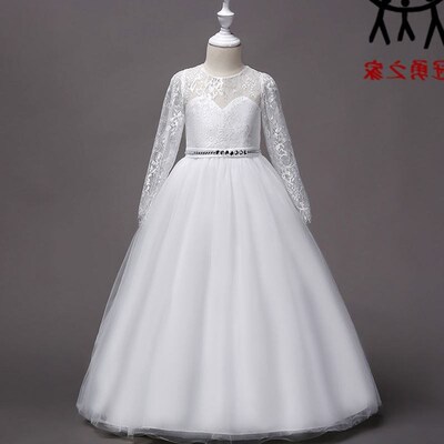 Kids Girls Wedding Dress Princess Party Pageant Formal Dress