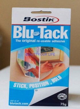 1pack Bostik Blu Tack Adhesive Reusable Photo Frame Tin2包