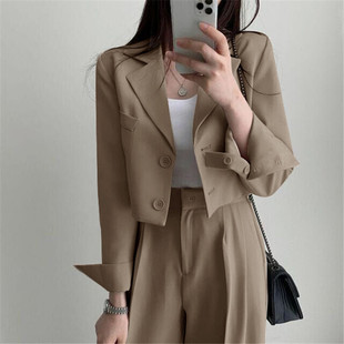 fashion short design 2024 jackets women blazers suits autumn