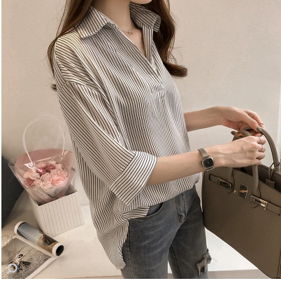 正品克恩阿迪达2019很仙的上衣女装宽松显瘦女土衬衫洋气上衣220在类目 女装/女士精品, 大码女装中 - 来自Buy2taobao.com提供专业的淘宝代购服务