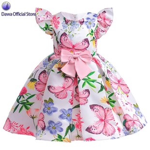 Girls Party Wedding Dress Princess Dresses Baby Kids Clothes