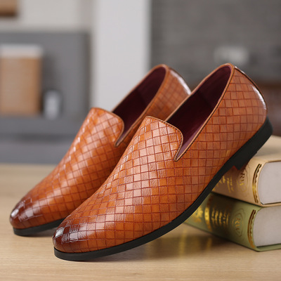 Leather shoes men Driving shoes Loafers man47 48男大码豆豆鞋