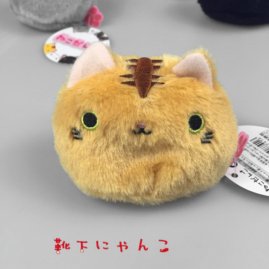 日本 新款 靴下猫 炒绒公仔玩偶玩具可爱猫咪 手掌沙包毛