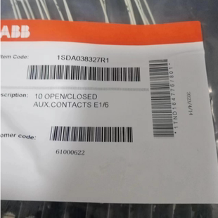 1SDA038327R1 CONTACTS ABB空气断路器辅助 AUX 61000622