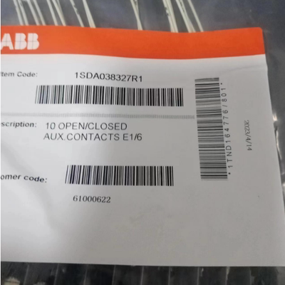 ABB空气断路器1SDA038327R1