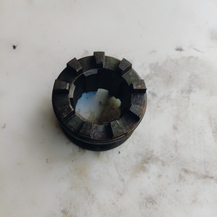 上海/蚌埠X53/X504T2铣床785离合器结合子双9爪长花46键6-40*10车