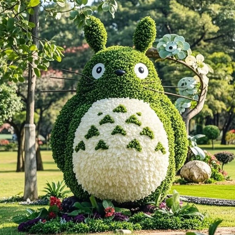 绿雕工艺品定制大型稻网红景观绿雕景观草编动物草雕农耕文化摆件