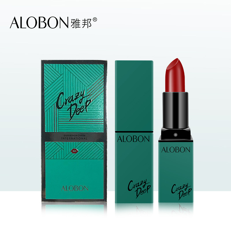 alobon/雅邦口红不掉色不脱色不沾杯滋润唇膏正品女防水持久保湿