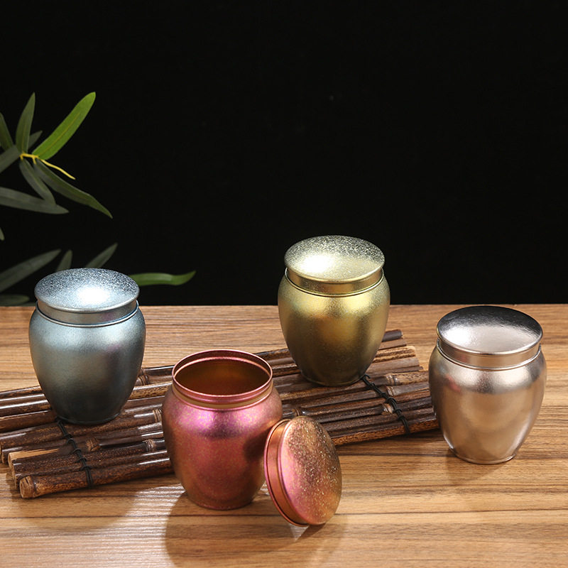 严选茶叶罐纯钛家用密封