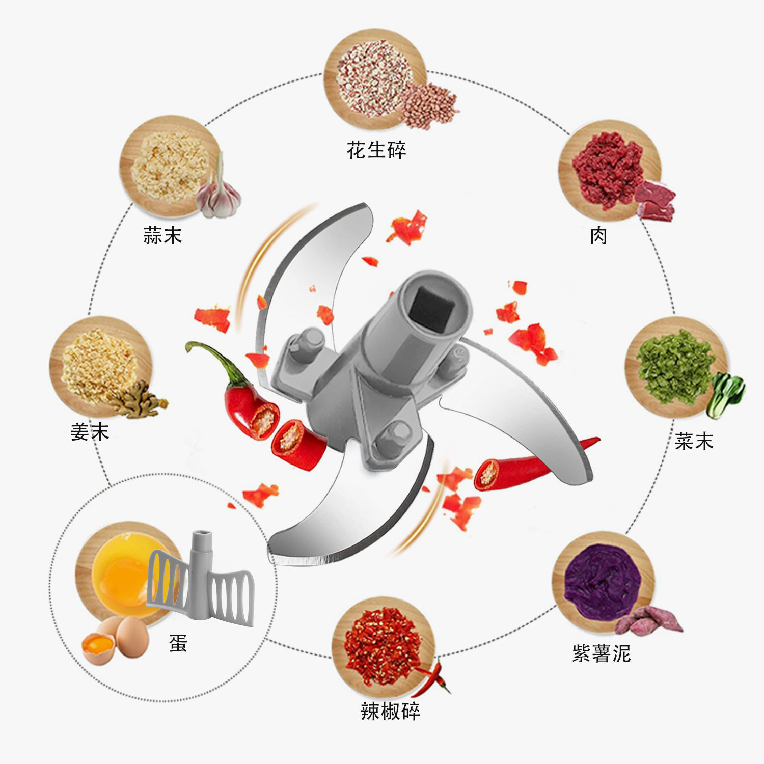 多功能手动拉蒜器家用葱