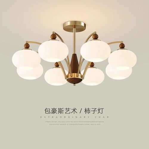 中古风复古客厅吊灯美式大厅灯主卧室餐厅房间2025新款新中式灯具