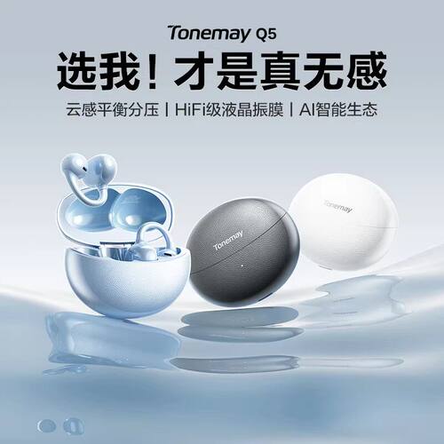 唐麦Q5AI降噪真无线蓝牙耳机