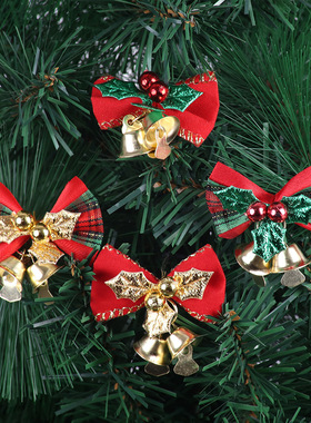 Mini Bow Christmas Tree Decoration Christmas Gift Box prop饰