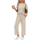 suit pants Women short summer set sports clothing Loose