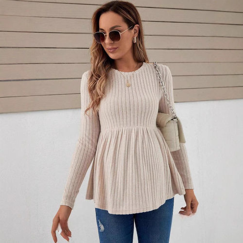 New Spring long sleeved T-shirt pregnant women pullover tops