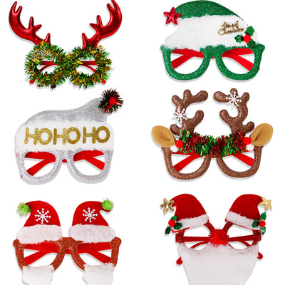 Christmas Decorative Glasses Party Cartoon eyeglass frame